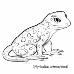 Spotted Leopard Gecko Coloring Pages 2