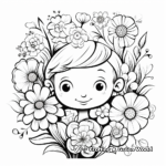 Spring and Easter Flowers Coloring Pages 2