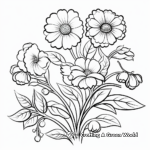 Spring Flowers May Coloring Pages 4
