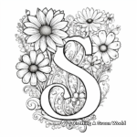 Spring Season Letter S Coloring Pages 4