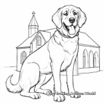 St Bernard Dog Show Coloring Pages 3