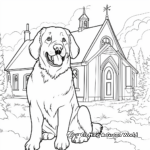 St Bernard Rescue Mission Coloring Pages 1