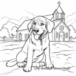St Bernard Rescue Mission Coloring Pages 2