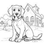 St Bernard Rescue Mission Coloring Pages 4