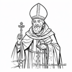 St Patrick Himself: Historical Coloring Pages 1