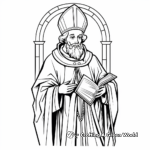 St Patrick Himself: Historical Coloring Pages 3