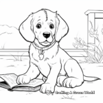 St. Bernard Rescue Dog Coloring Pages 3
