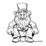St. Patrick's Day Leprechaun Coloring Pages 2