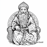 St. Patrick's Day Symbols and Traditions Coloring Pages 2