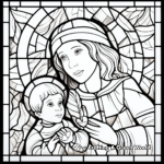Stained Glass Mosaic Coloring Pages 3