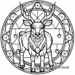 Stained Glass Zodiac Signs Coloring Pages 1
