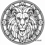 Stained Glass Zodiac Signs Coloring Pages 2
