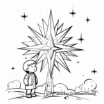Star of Bethlehem Christmas Coloring Pages 1