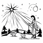 Star of Bethlehem Coloring Pages 1