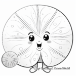 Star-Shaped Sand Dollar Coloring Pages 1
