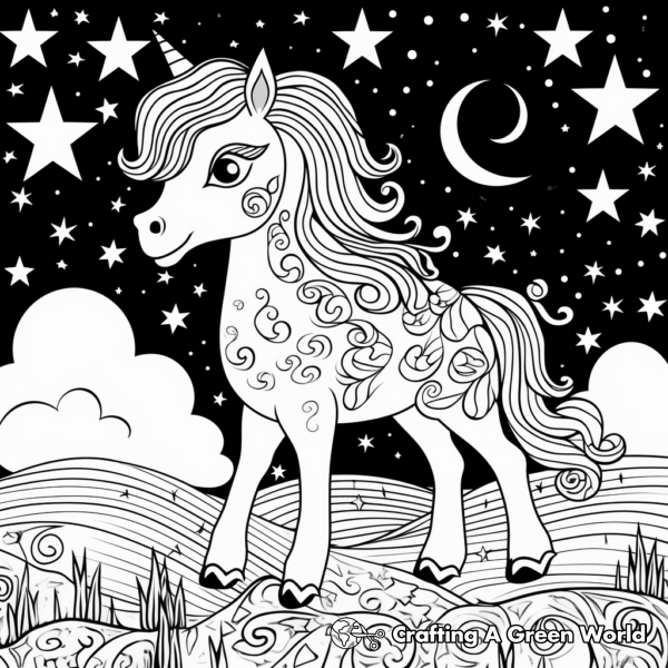 Adorable Cute Unicorn Coloring Pages - Free &amp; Printable!