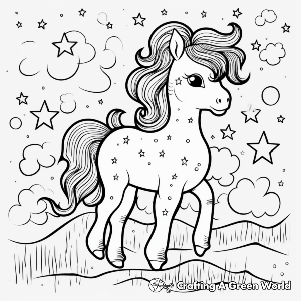 Adorable Cute Unicorn Coloring Pages - Free &amp; Printable!