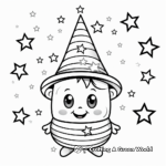 Stars and Stripes Fourth of July Coloring Pages 1