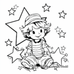 Stars and Stripes Fourth of July Coloring Pages 2