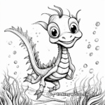 Startlingly Realistic Sea Dragon Coloring Pages 1