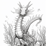 Startlingly Realistic Sea Dragon Coloring Pages 2