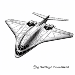 Stealth B-2 Spirit Bomber Coloring Pages 2
