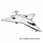Stealth B-2 Spirit Bomber Coloring Pages 3