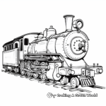 Steam Locomotive Coloring Pages 2