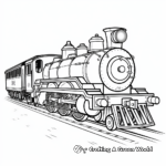 Steam Locomotive Coloring Pages 3