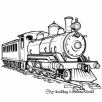 Steam Locomotive Coloring Pages 4