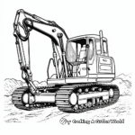 Steam Shovel Excavator Coloring Pages 2