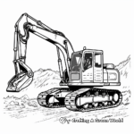 Steam Shovel Excavator Coloring Pages 4