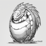Steampunk Metal Dragon Egg Coloring Pages 3