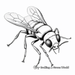 Stingless Bee Coloring Pages for Kids 2