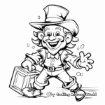 Storybook Leprechaun Adventure Coloring Pages 4