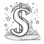 Storybook Style Letter S Coloring Pages 1