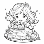 Strawberry Shortcake Coloring Pages for Kids 1