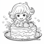 Strawberry Shortcake Coloring Pages for Kids 3