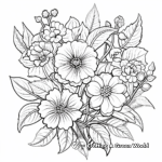 Stress-Relieving Floral Pattern Coloring Pages 1