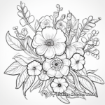 Stress-Relieving Floral Pattern Coloring Pages 3