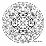 Stress-Relieving Mandala Doodle Coloring Pages 3