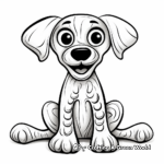 Striped Dog Bone Coloring Pages for Creativity Boost 1