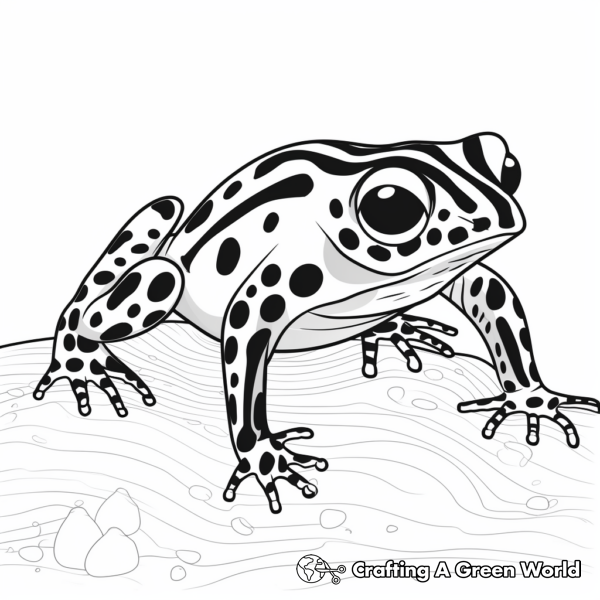 Poison Dart Frog Coloring Pages - Free &amp; Printable!