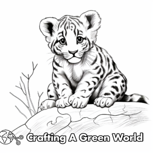 Clouded Leopard Coloring Pages - Free &amp; Printable!