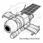 Stunning Hubble Space Telescope Coloring Pages 1