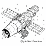 Stunning Hubble Space Telescope Coloring Pages 3