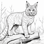 Stunning Lynx Wildcat Coloring Pages 3