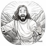 Stunning Miracle of Jesus Coloring Pages 3