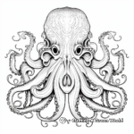 Stunning Mystical Octopus Coloring Sheets for Adults 3