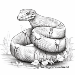 Stunning Pearl Island Boa Constrictor Coloring Pages 4